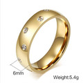 New design fashion gold name engraved printed wedding rings jewelry